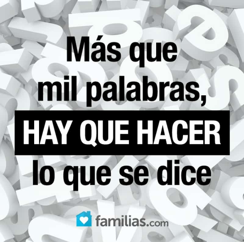 Más que mil palabras, hay que