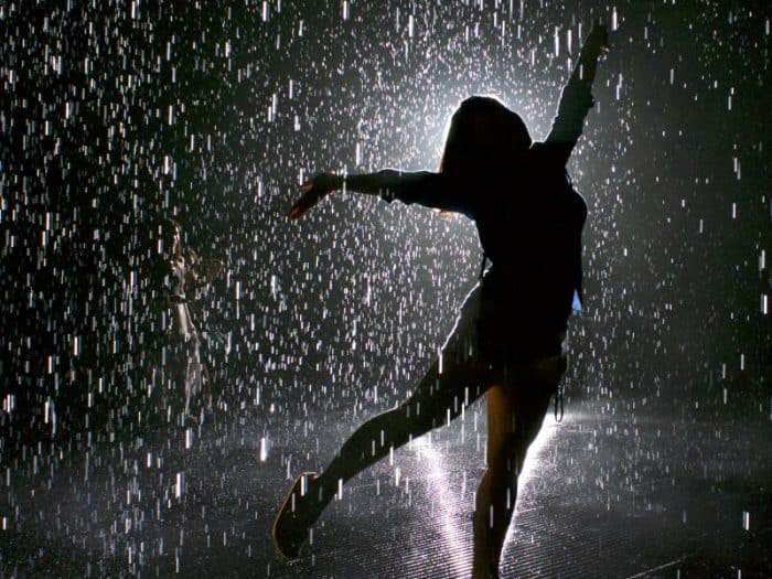 dancing in the rain